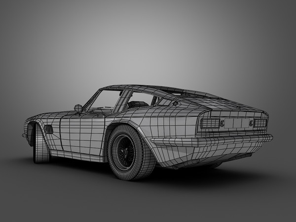 3d - ac - AC 428 1965 - 1973 by Swan3DStudios